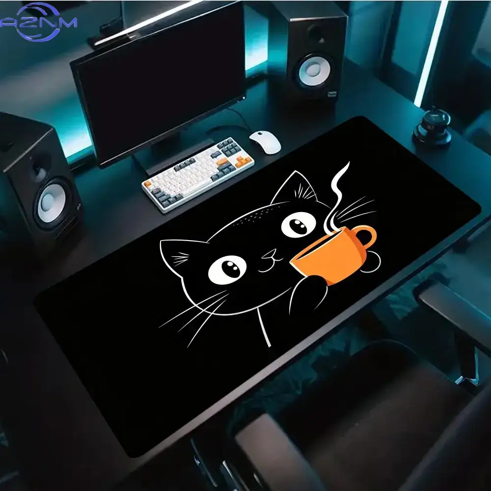 Desk Setup Pc And Laptop - Милый коврик для мыши с изображением