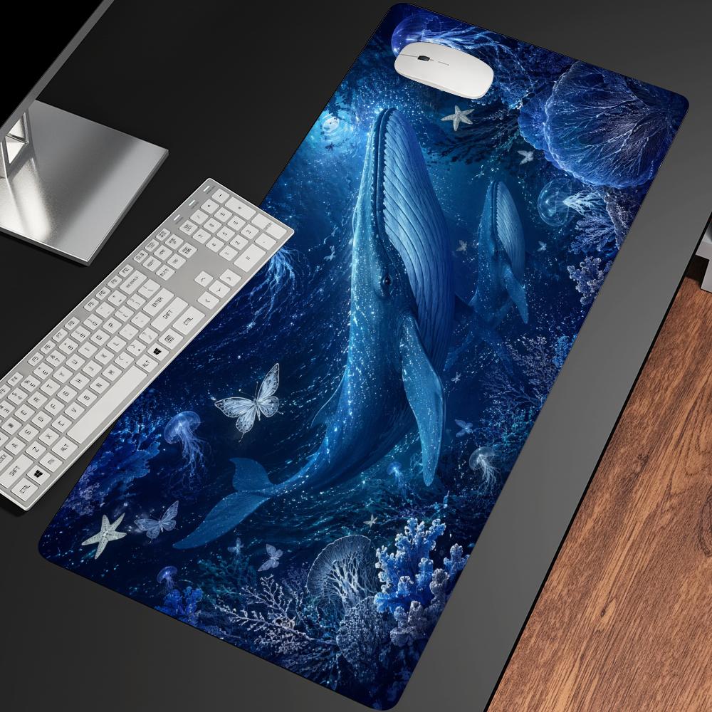 Desk Setup Blue - Игровой коврик для мыши Interstellar Nebula