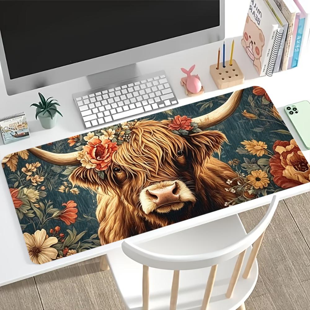 Desk Setup Pc And Laptop - Винтажный игровой коврик для мыши с