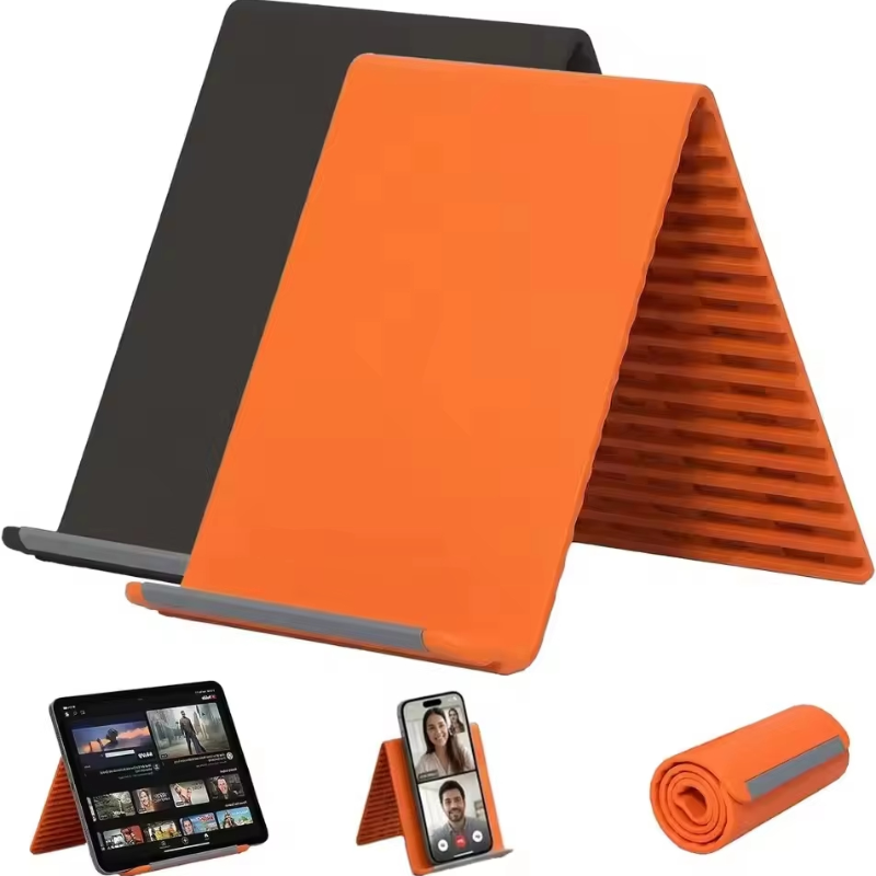 Desk Setup Stand - 2026 Портативный силиконовый держатель для мобильного