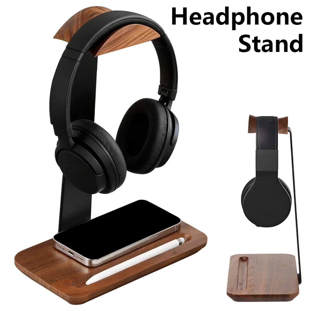 Desk Setup Desk - Универсальная деревянная подставка для наушников с