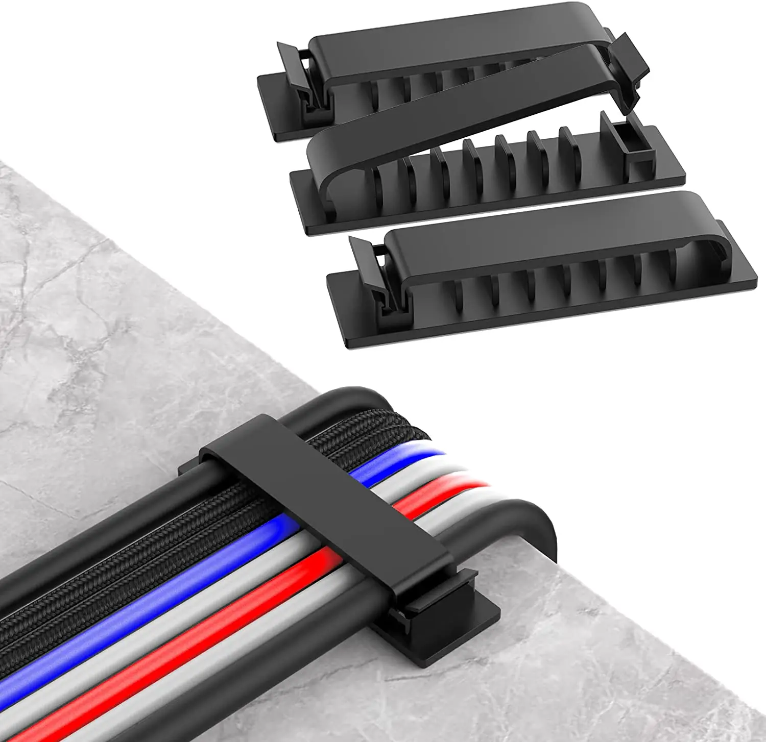 Desk Setup Cable Management - Органайзер для кабелей, держатель для проводов,