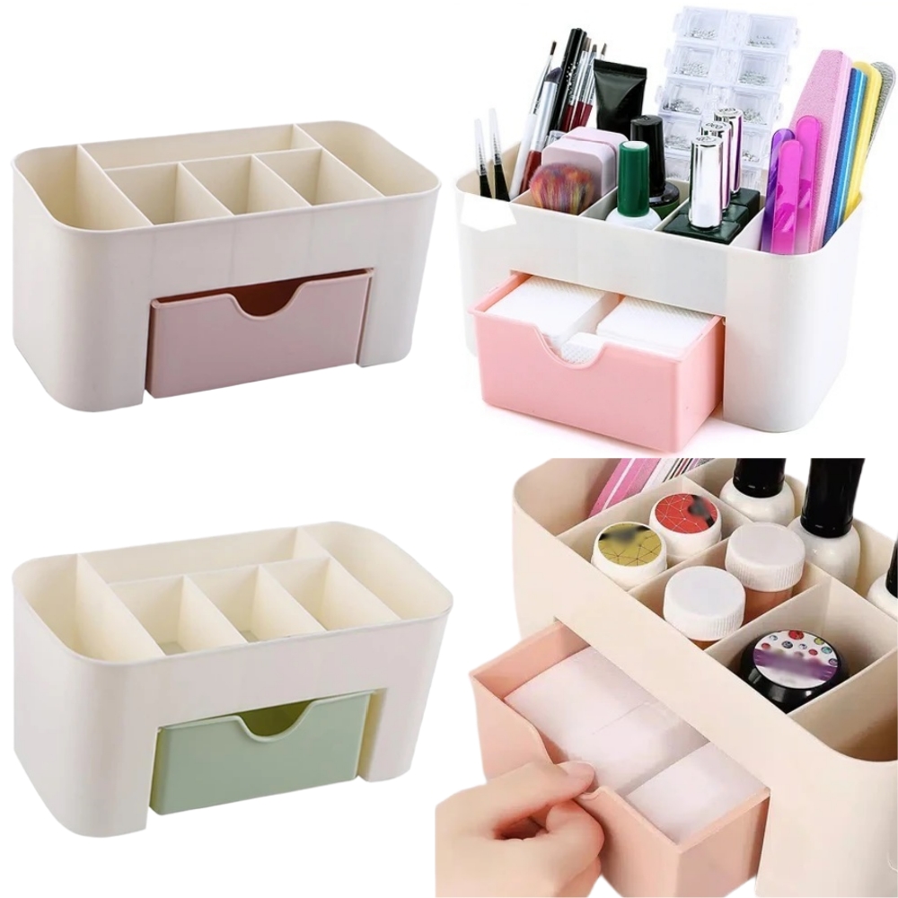 Desk Setup Shelf - Органайзер для дизайна ногтей, настольный ящик,