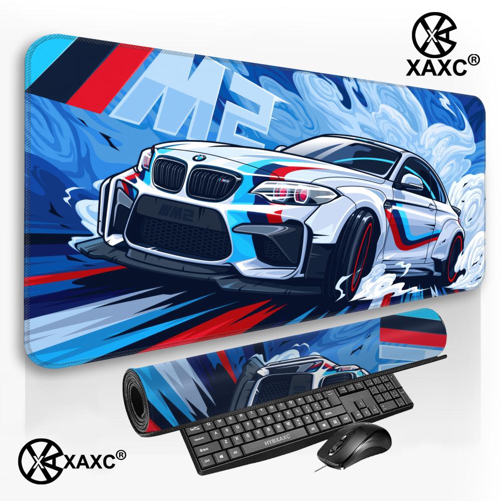Desk Setup Blue - Большой коврик для мыши в виде