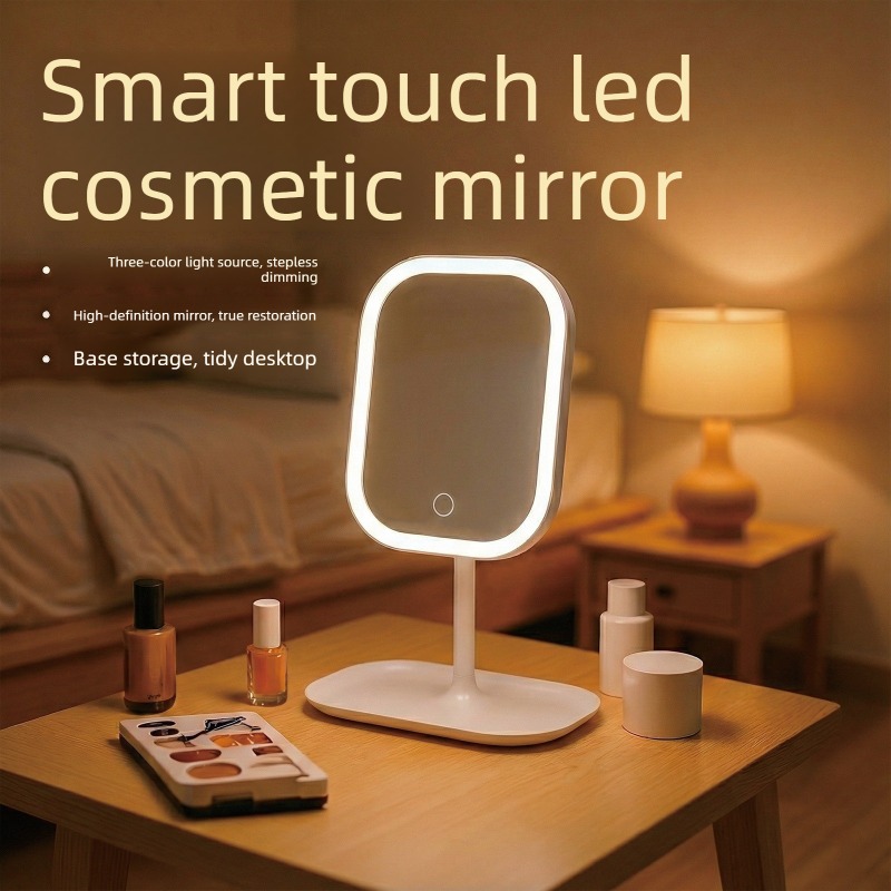 Desk Setup Lighting - Новое современное настольное зеркало с LED-подсветкой,