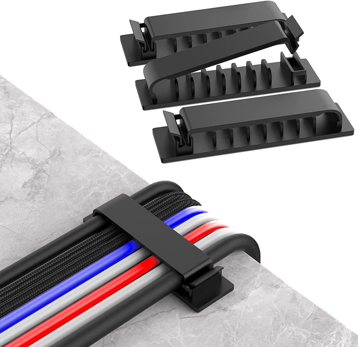 Desk Setup Cable Management - Органайзер для кабелей, держатель для проводов,