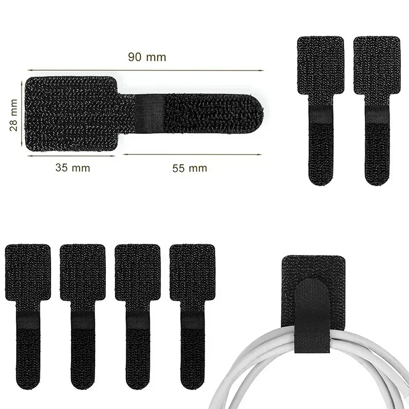 20/10/5 шт. съемные кабельные  – обзор и цена Desk Setup Cable Management