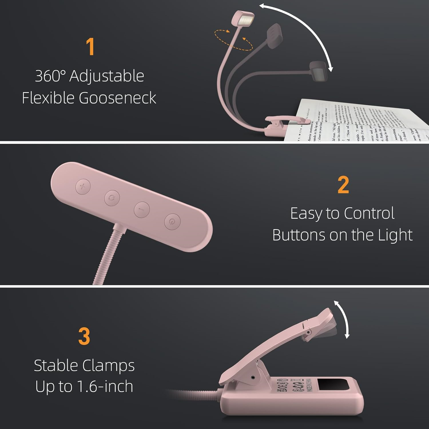 Лампа для чтения с зажимом для – обзор и цена Desk Setup Lighting
