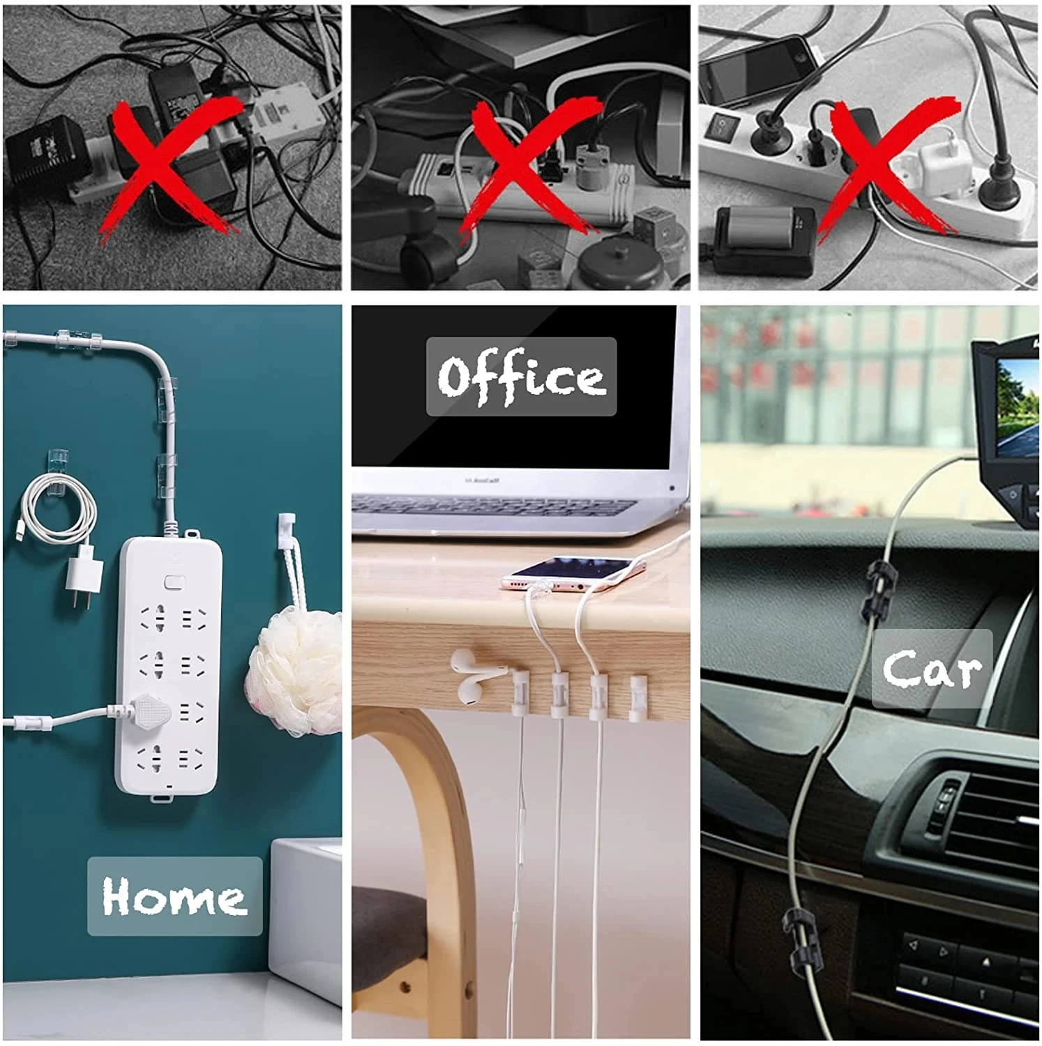 Органайзер для кабелей, держат – обзор и цена Desk Setup Cable Management