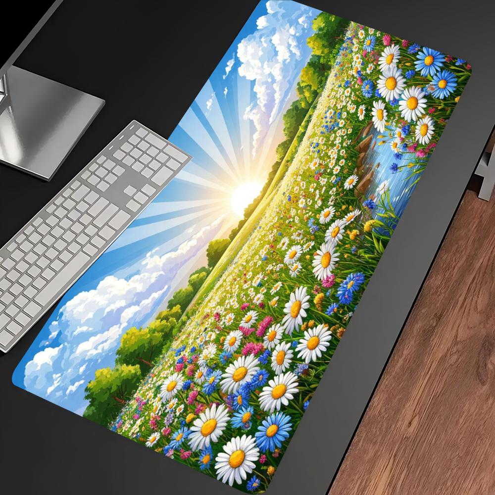 Большой игровой коврик для мыш – обзор и цена Desk Setup Natural