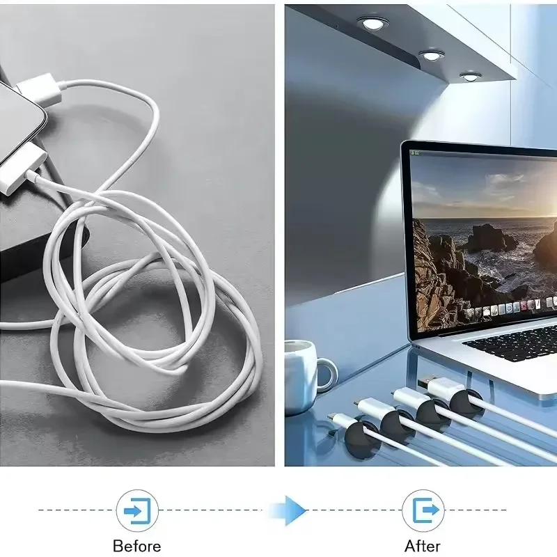 Кабельные зажимы-держатели для – обзор и цена Desk Setup Cable Management