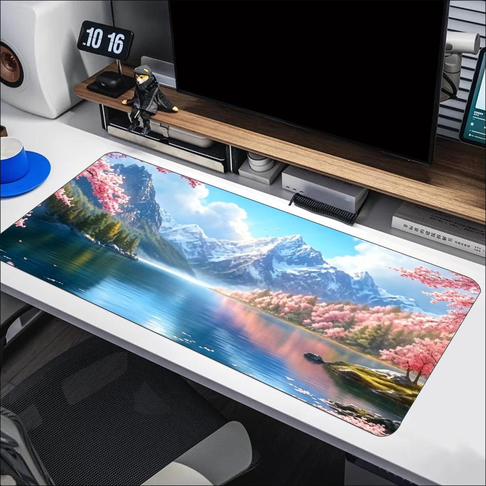 Коврик для мыши с изображением – обзор и цена Desk Setup Natural