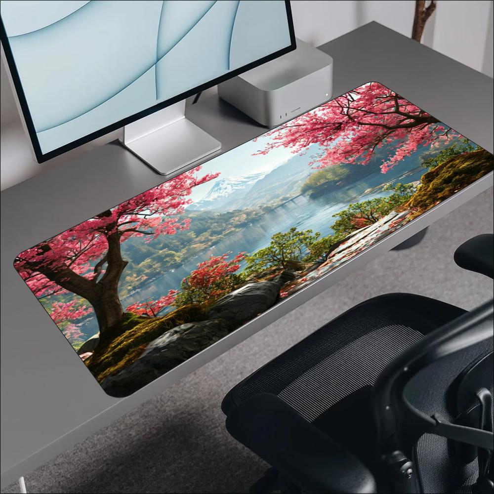 Коврик для мыши с изображением – обзор и цена Desk Setup Natural