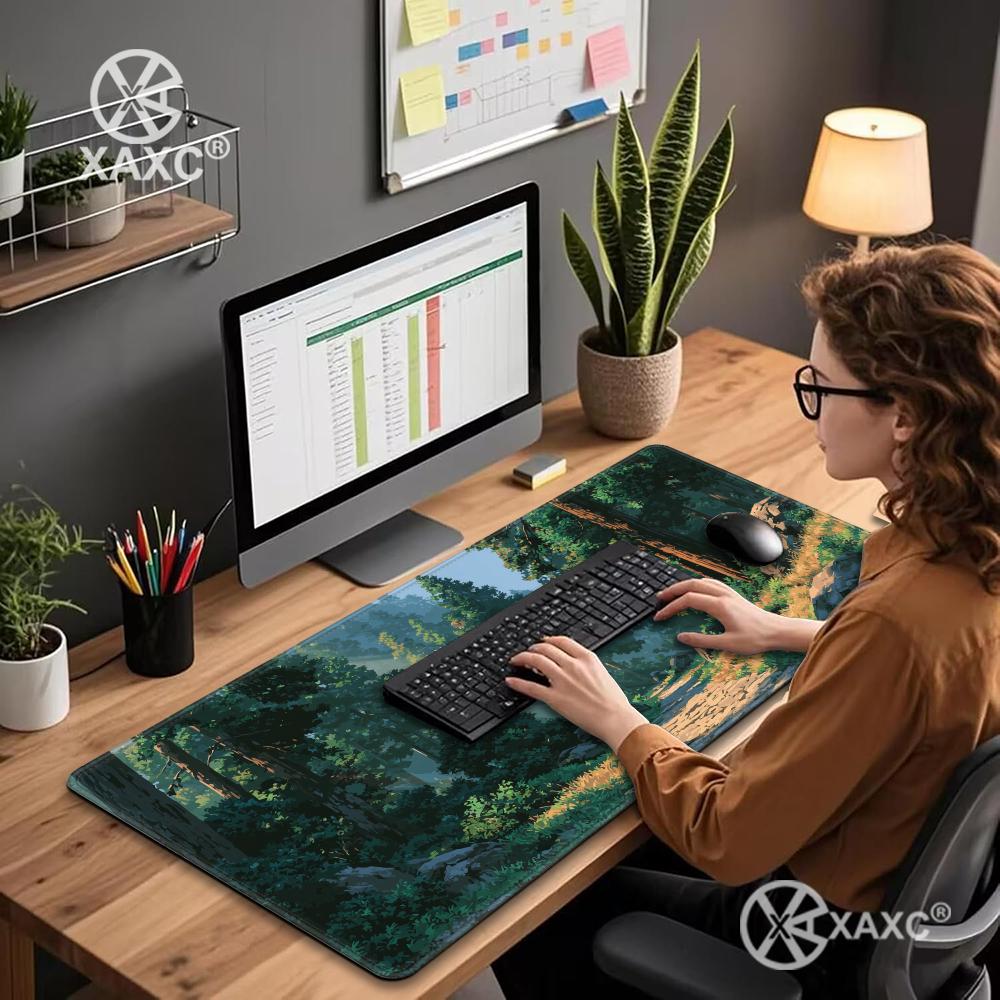 Коврик для мыши Forest Escape  – обзор и цена Desk Setup Natural