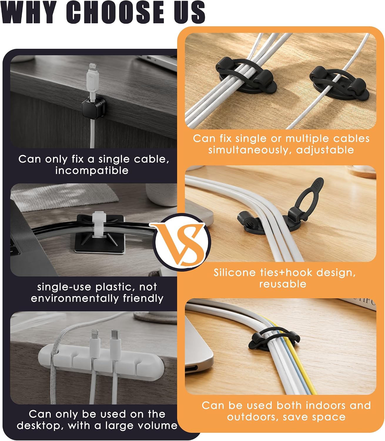 Новый водонепроницаемый органа – обзор и цена Desk Setup Cable Management