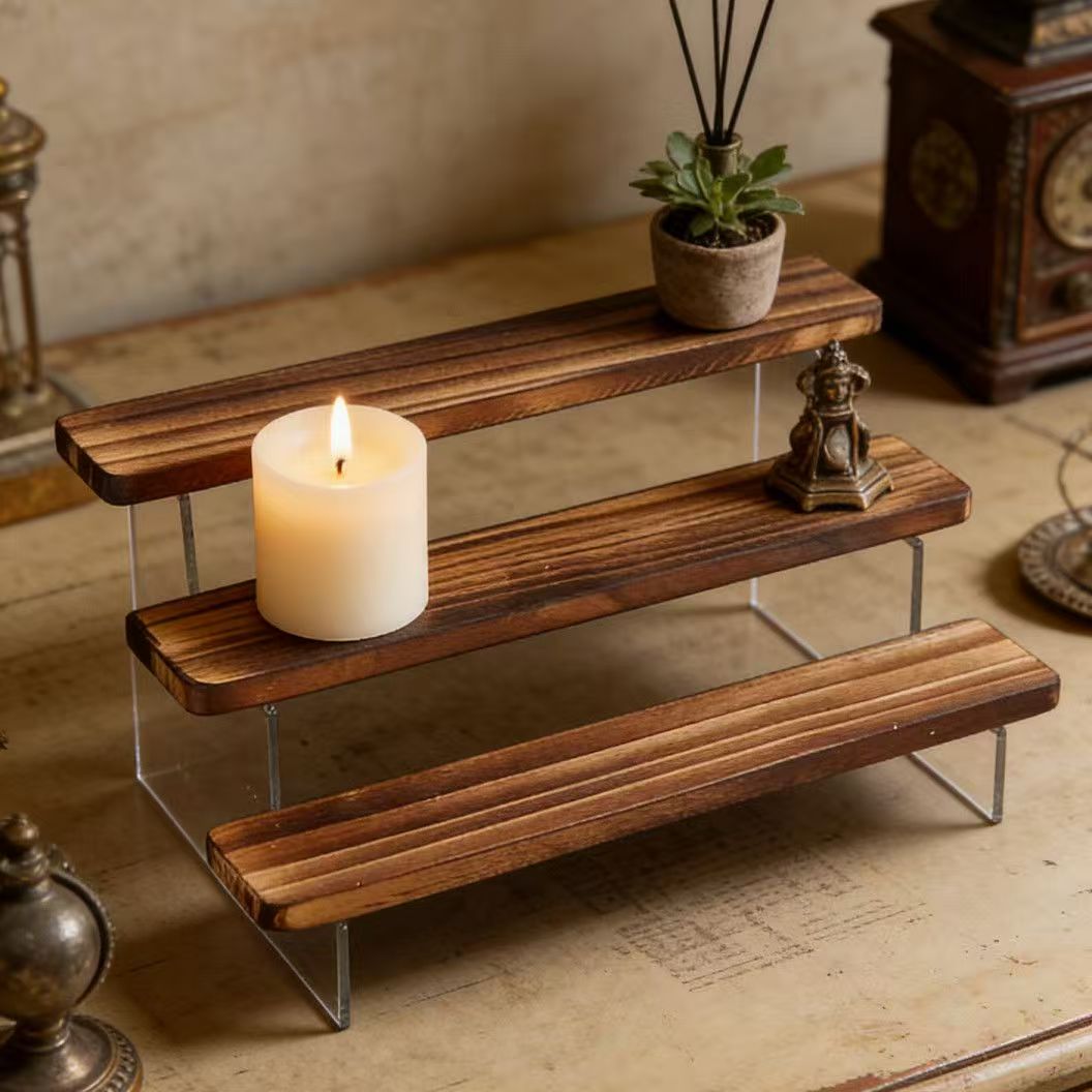 Подставка-стеллаж из обожженно – обзор и цена Desk Setup Shelf