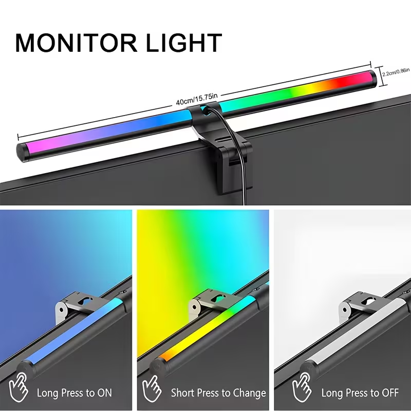 Светодиодная лампа для монитор – обзор и цена Desk Setup Lighting