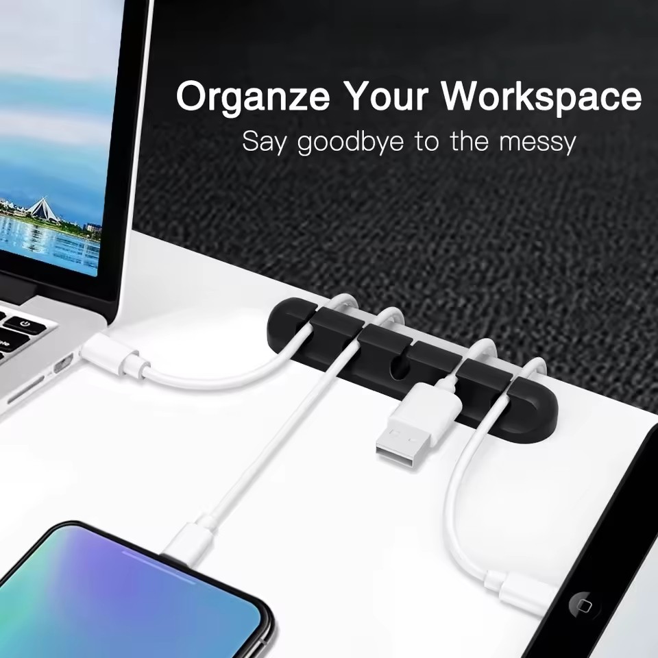 Органайзер для кабелей и прово – обзор и цена Desk Setup Cable Management