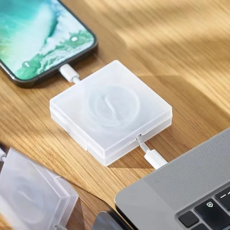 Портативный прозрачный органай – обзор и цена Desk Setup Cable Management