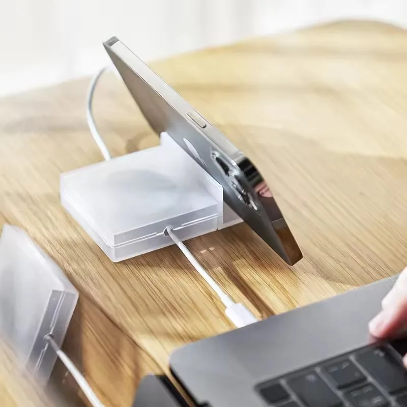 Портативный прозрачный органай – обзор и цена Desk Setup Cable Management